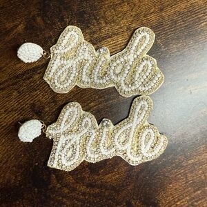 Bride Beaded Earrings